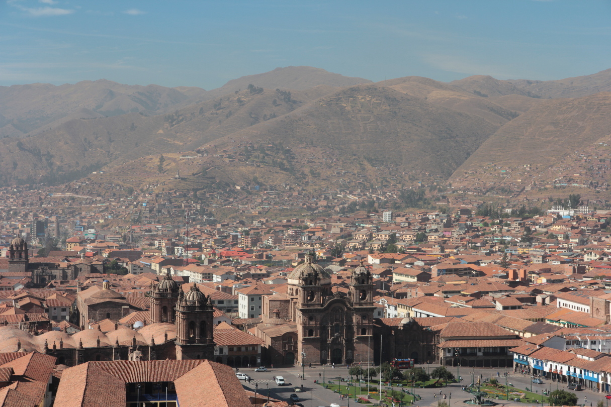 Blick auf Cuzco