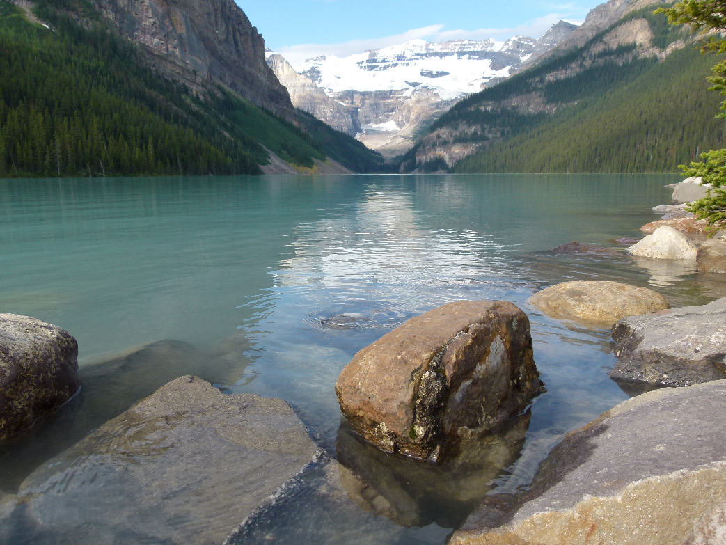 Lake Louise mit dem Victoria Gletscher