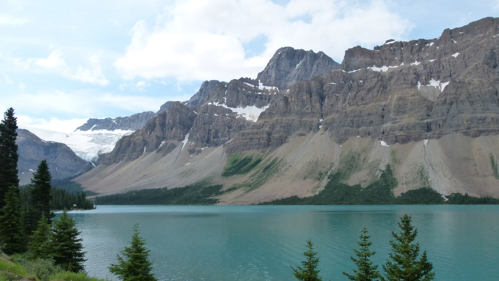 Bow Lake mit dem Bow Gletscher