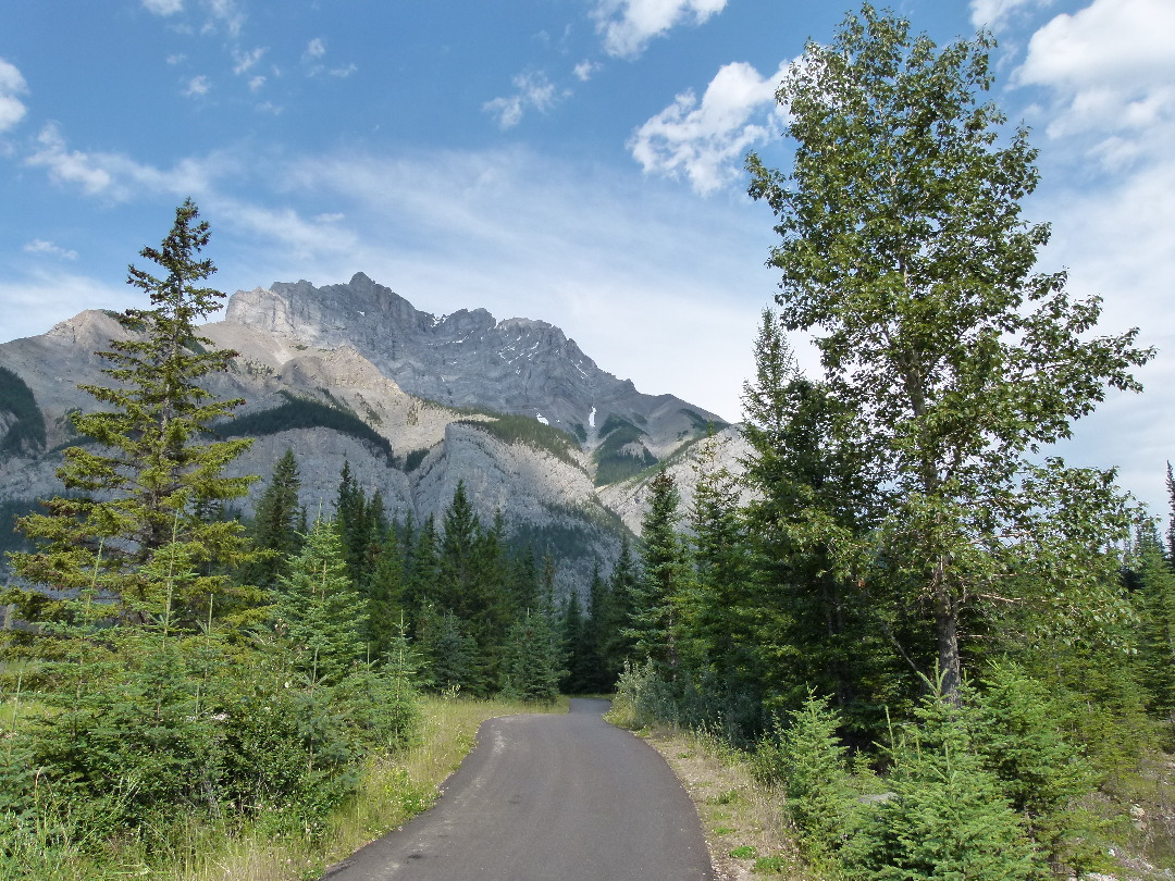 Auf einer Fahrradtour in der Umgebung von Banff.