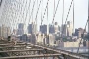 Auf der Brooklyn Bridge