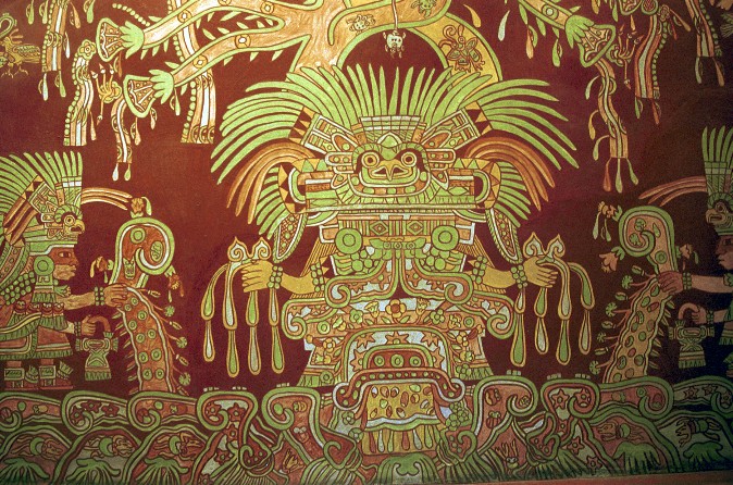 Anthropologische Museum - Gemlde aus Teotihuacan von Antje Baumann