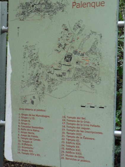Plan von Palenque von Antje Baumann
