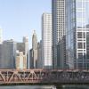 Hochhuser am Chicago River von Antje Baumann